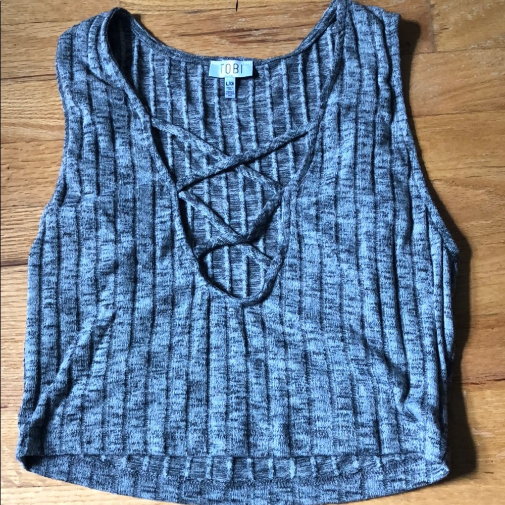 low cut crop top from Tobi!